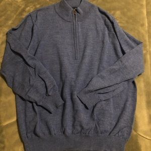 Men Footjoy Sweater, Size: Large, color: Blue.